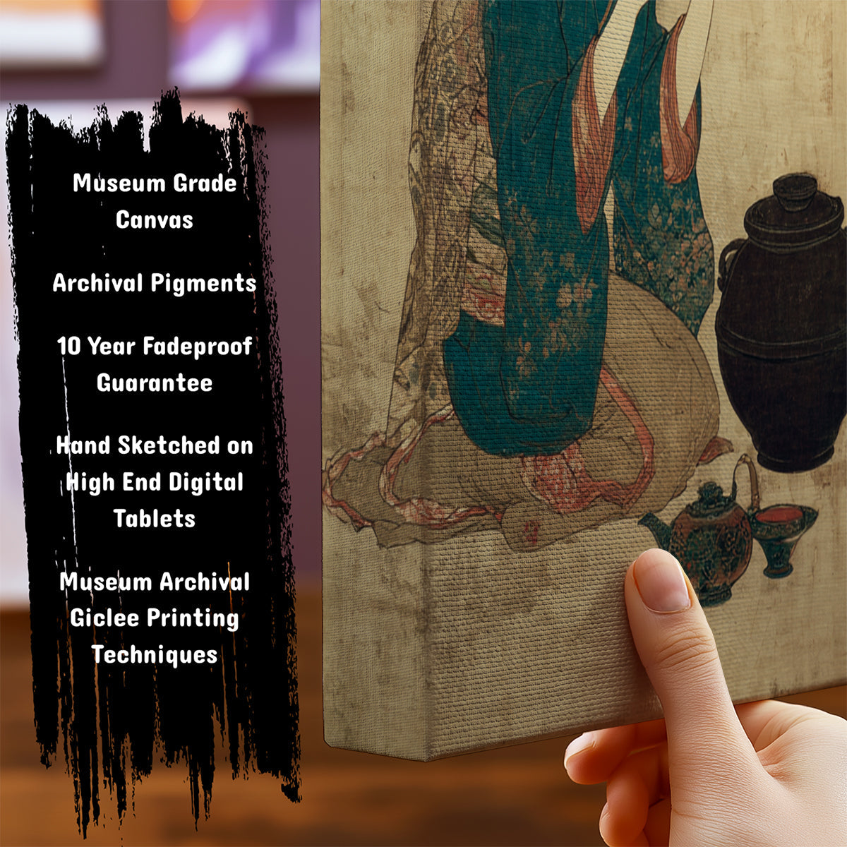 Information about Japanese Canvas Art Print