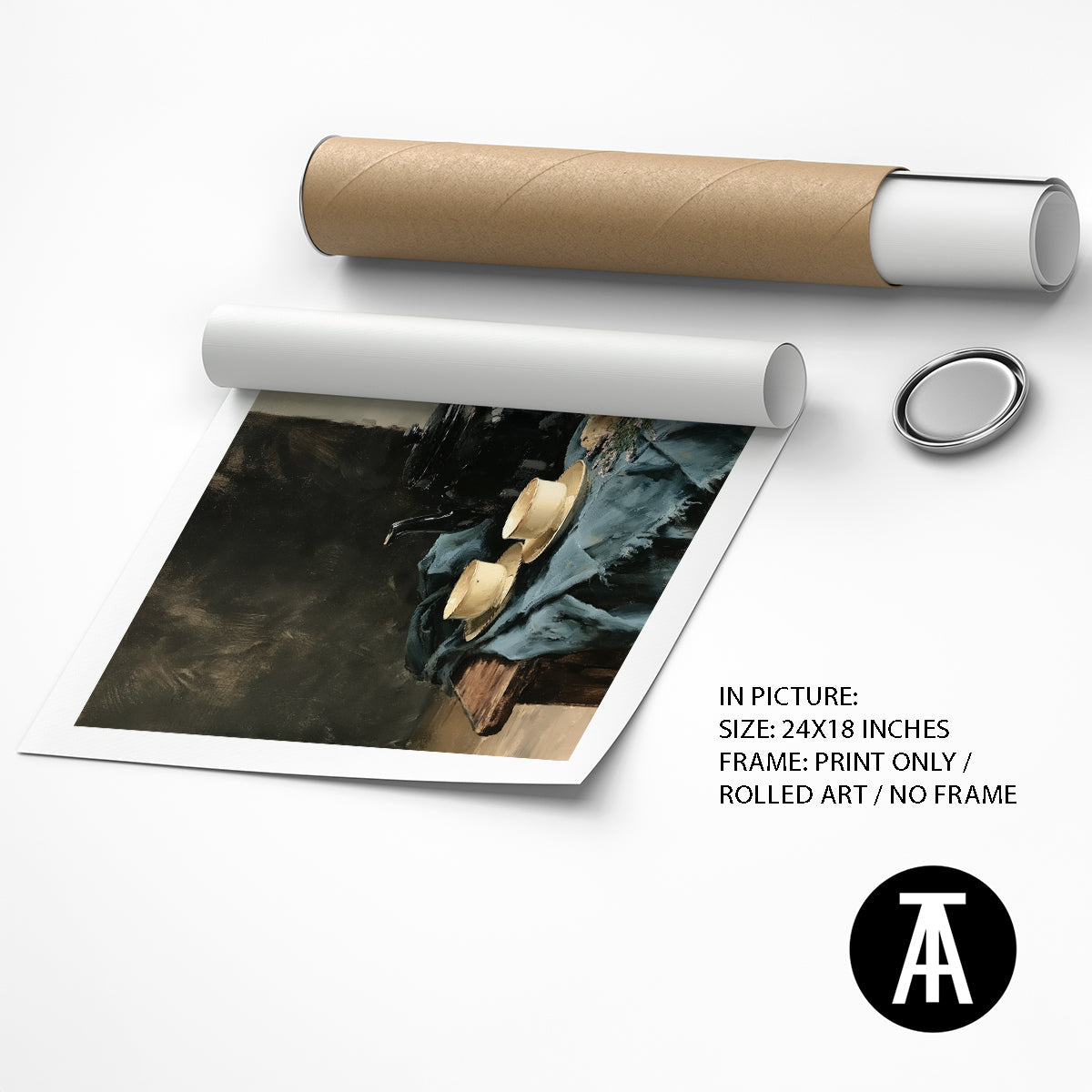 Artwork as Print Only or Rolled Art