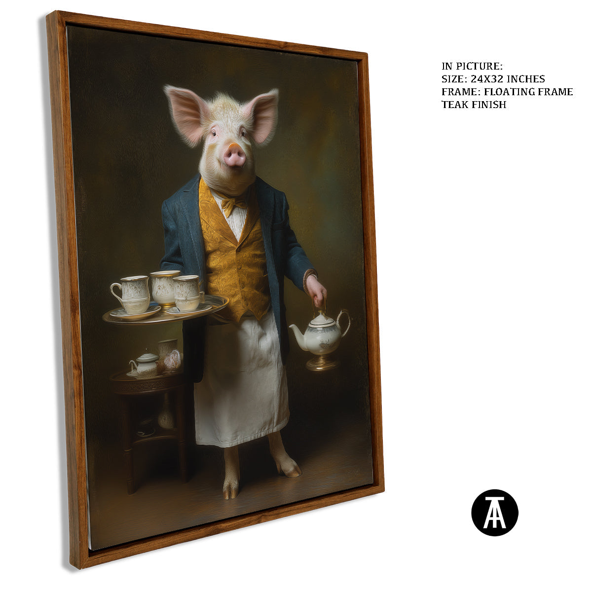 Artwork in Floating Frame