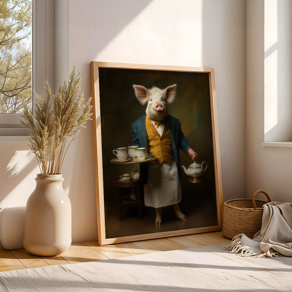 Painting in a Lifestyle Setting