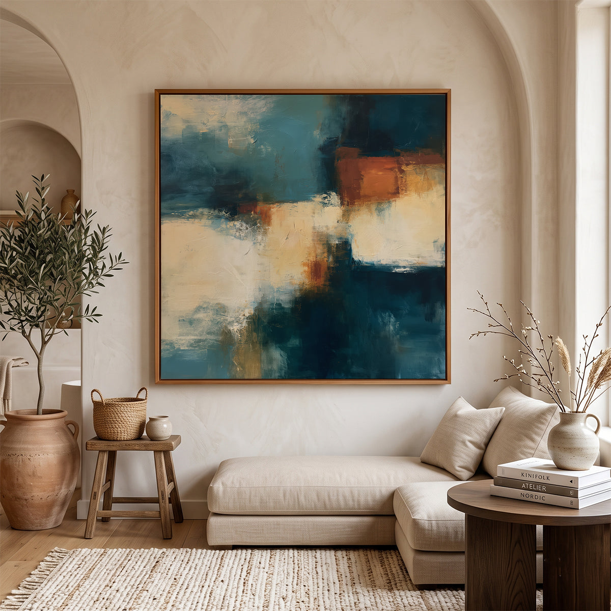 Abstract Art in a Lifestyle Setting