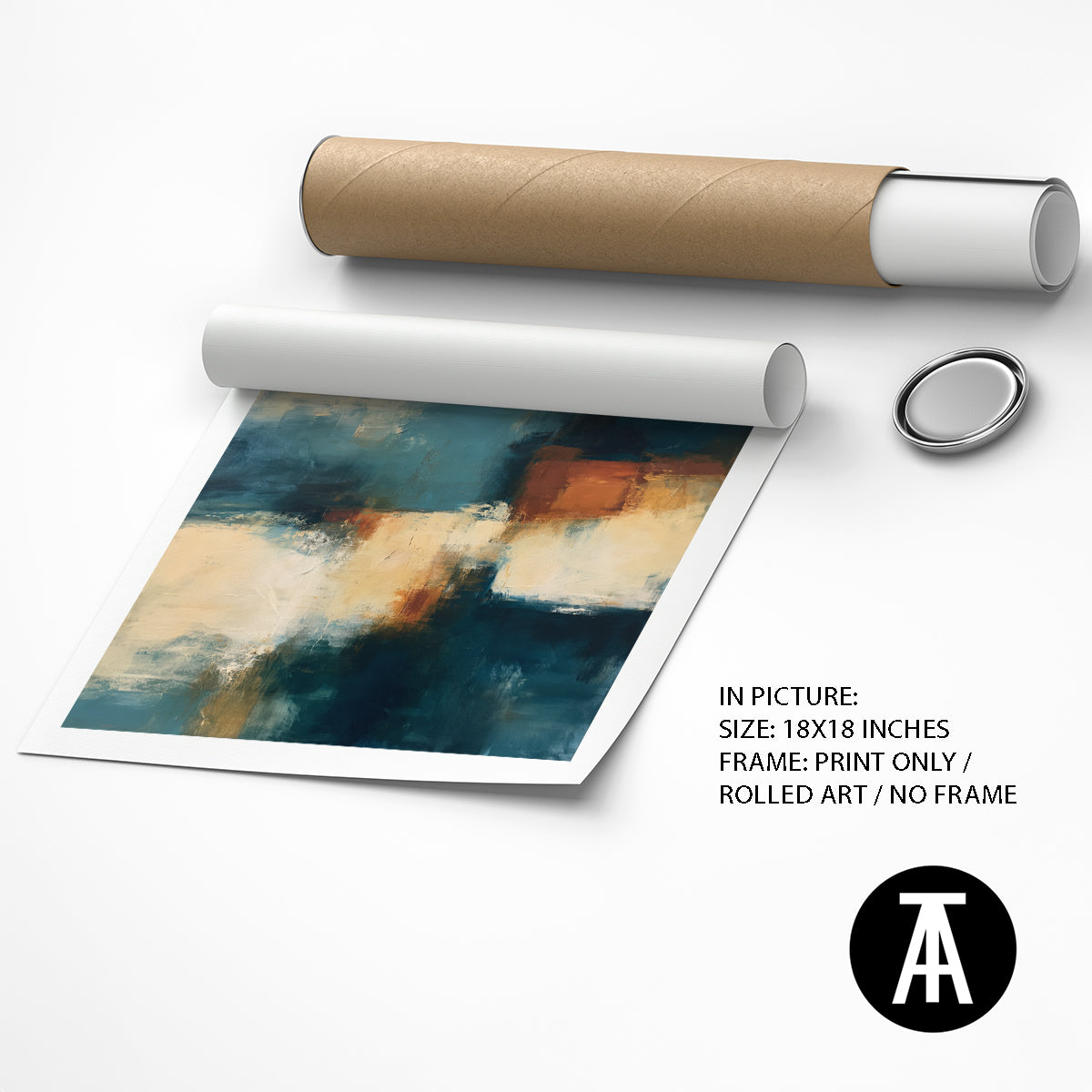 Artwork as Print Only / Rolled Art