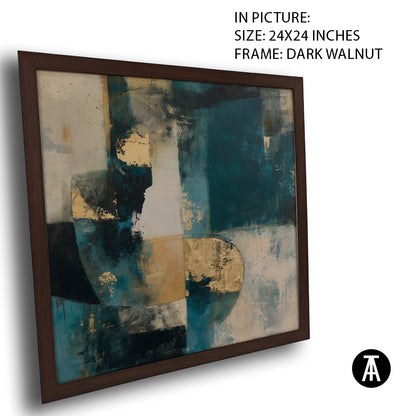 Artwork in Dark Walnut Frame