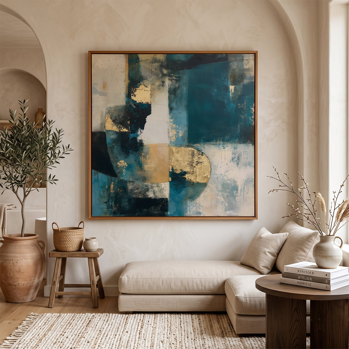 Abstract Art in a Lifestyle Setting