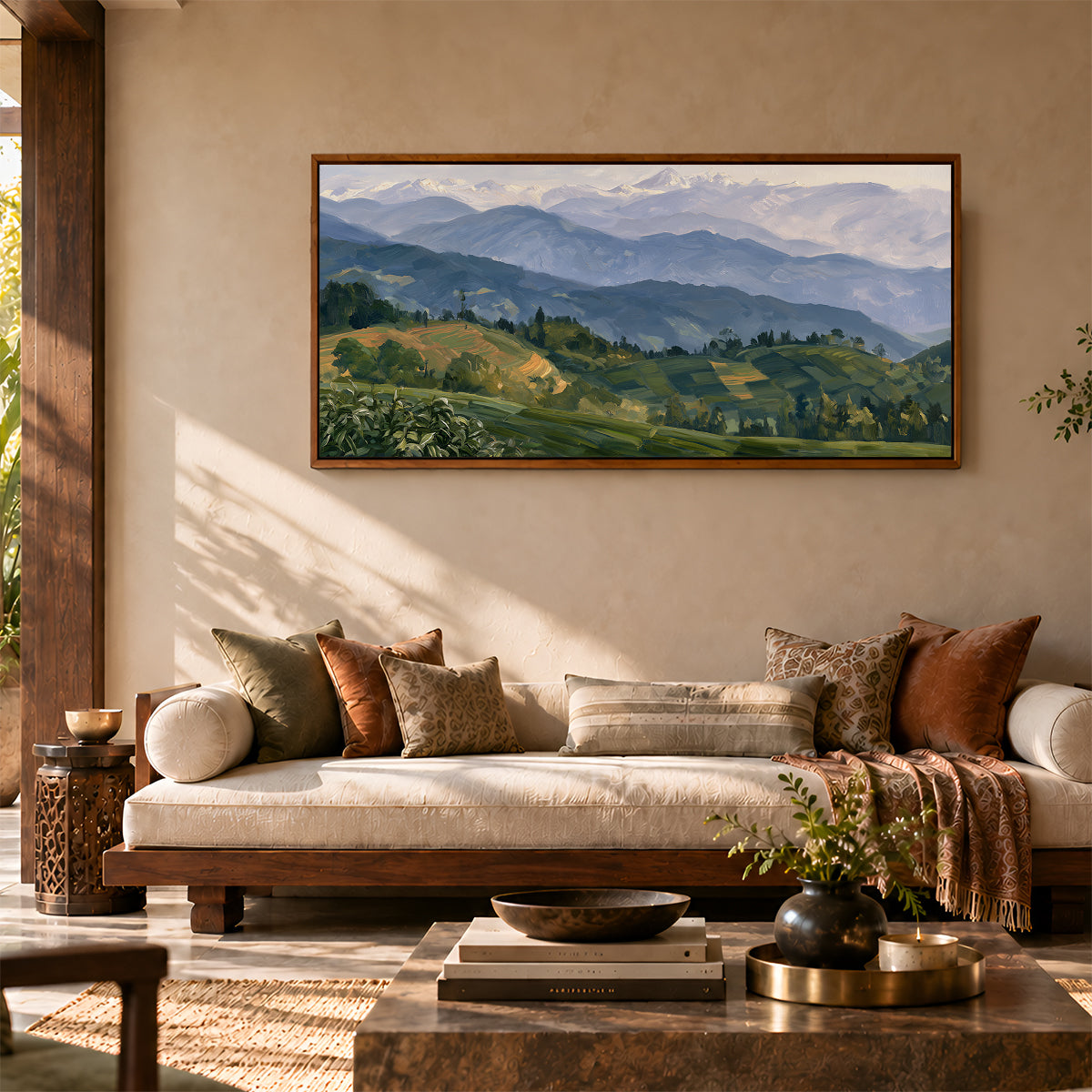 Indian Artwork in a Lifestyle Setting
