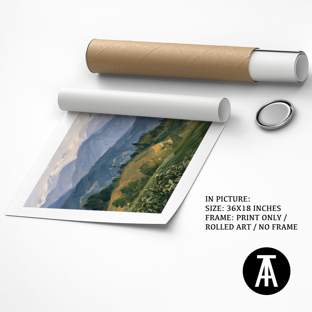 Artwork as Print Only or Rolled Art