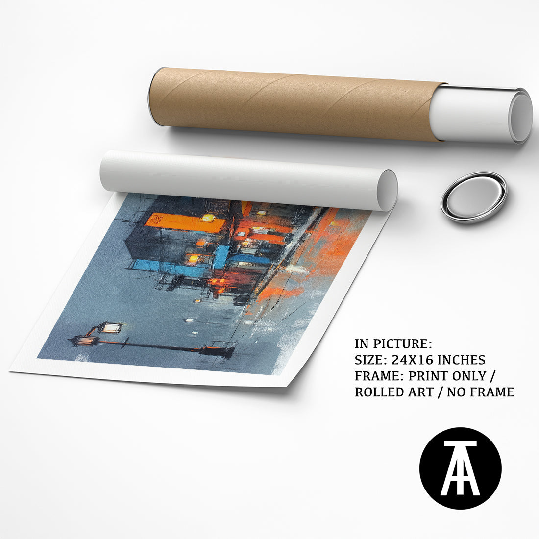 Artwork as Print Only / Rolled Art