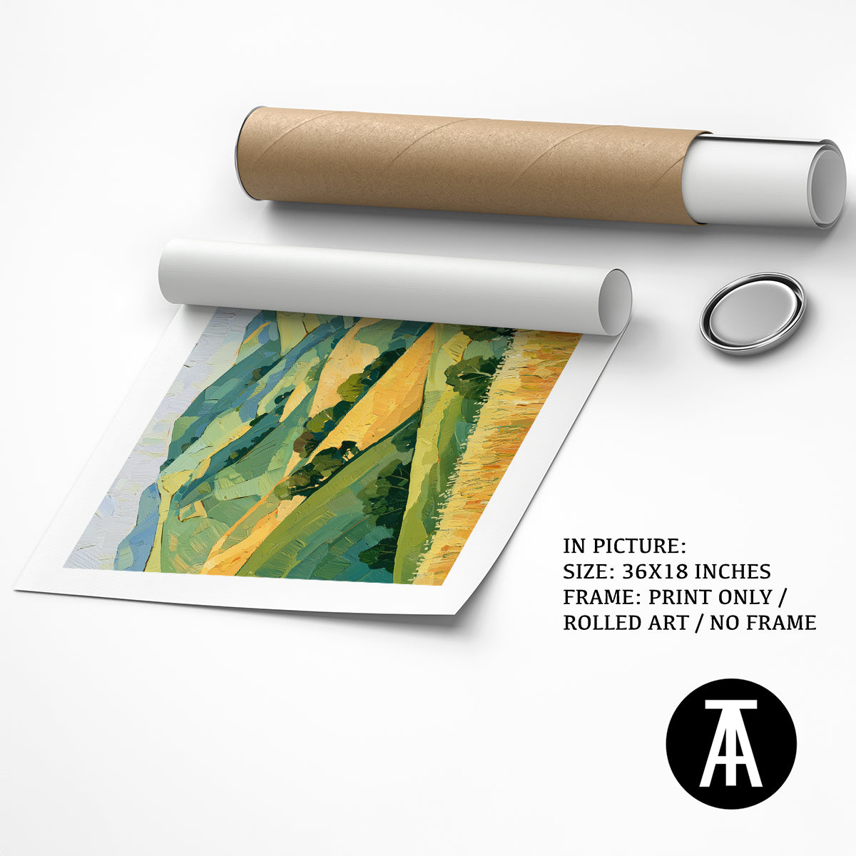 Artwork as Print Only / Rolled Art