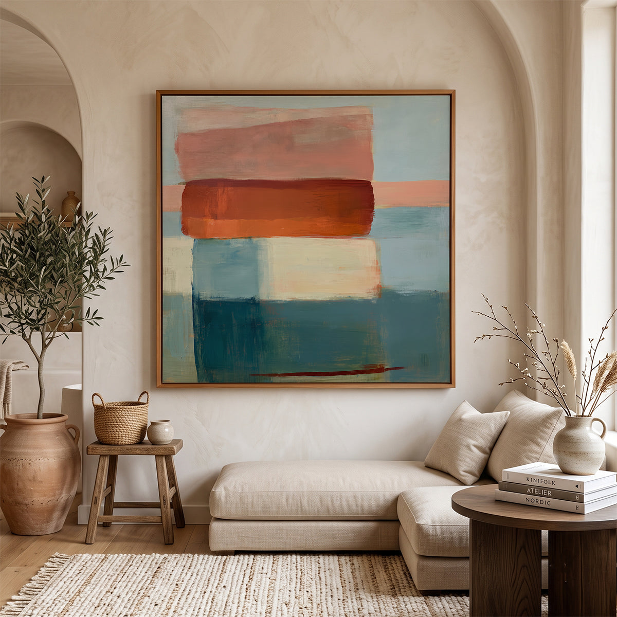 Abstract Art in a Lifestyle Setting