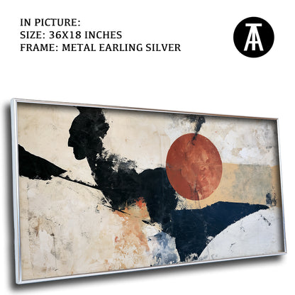 Artwork in Metal Earling Silver Frame