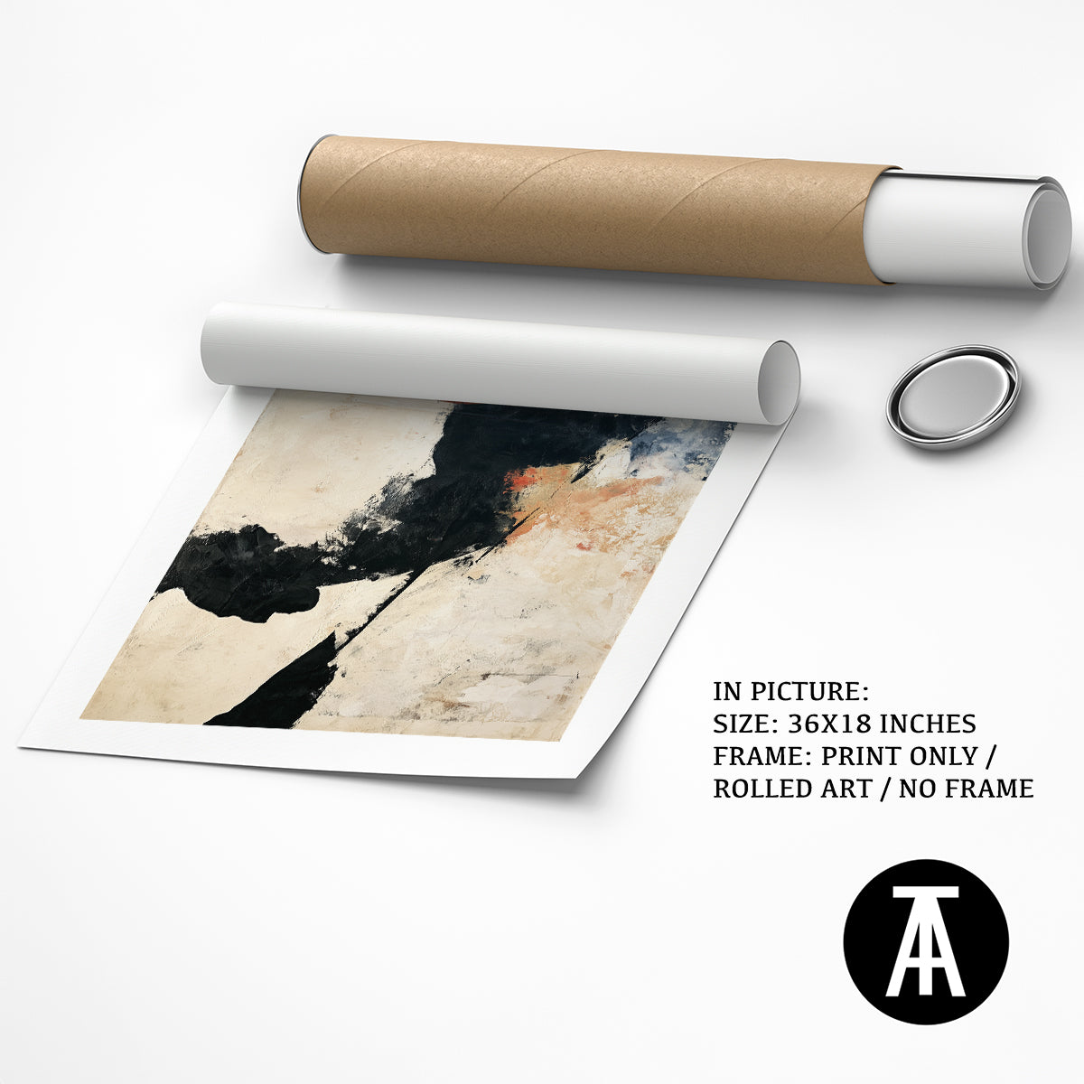 Artwork as Print Only / Rolled Art