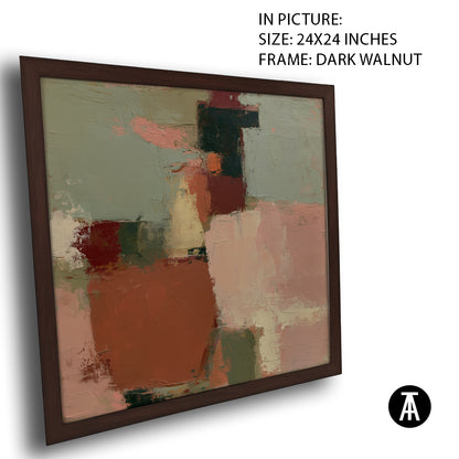Artwork in Dark Walnut Frame