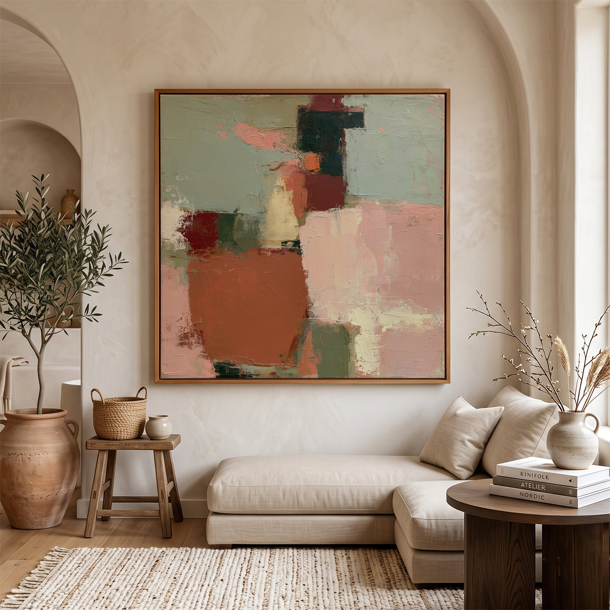 Abstract Art in a Lifestyle Setting