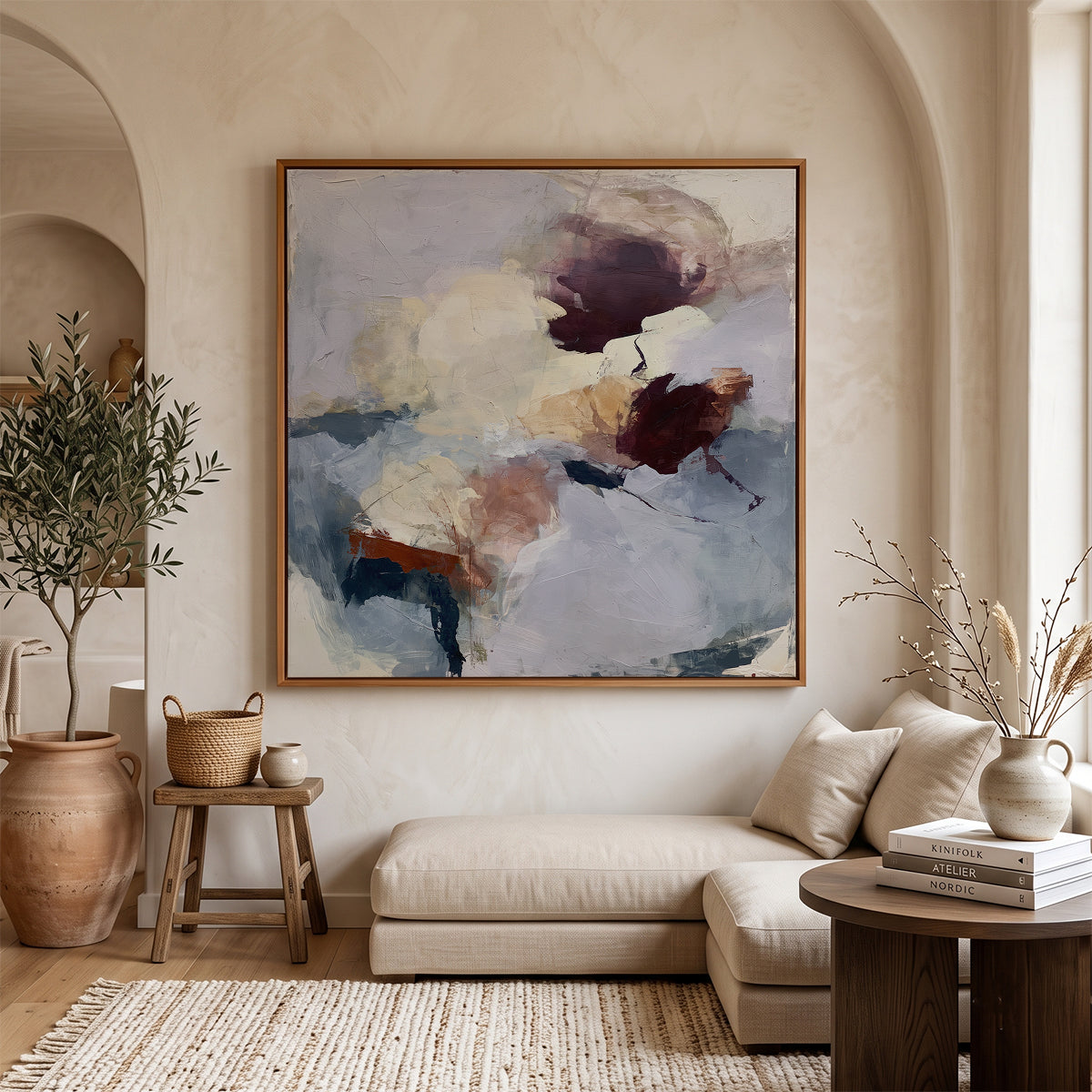 Abstract Art in a Lifestyle Setting