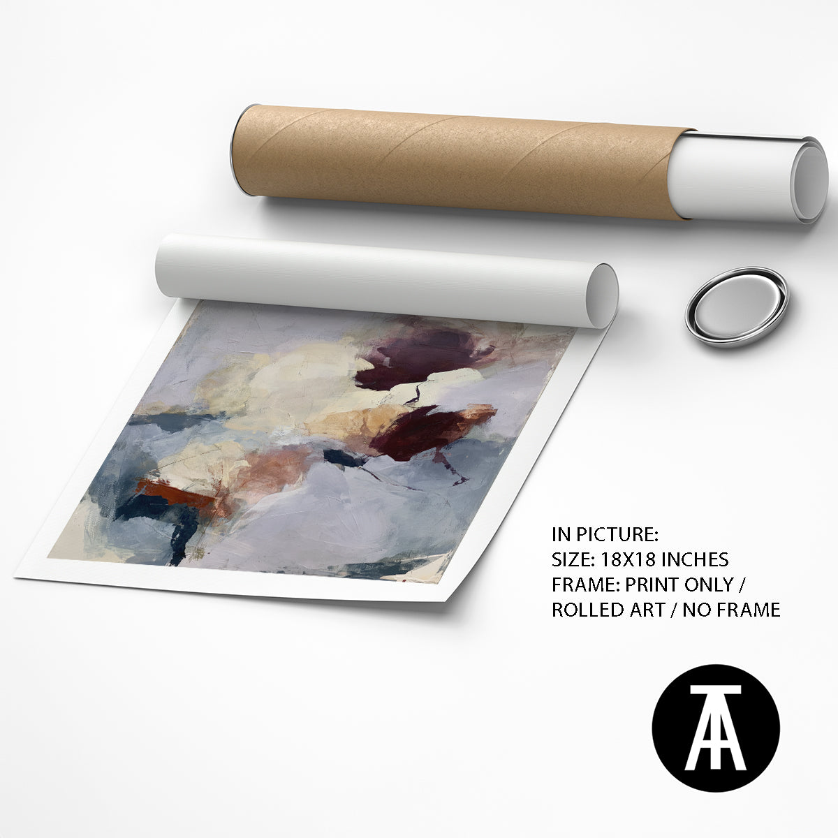 Artwork as Print Only / Rolled Art
