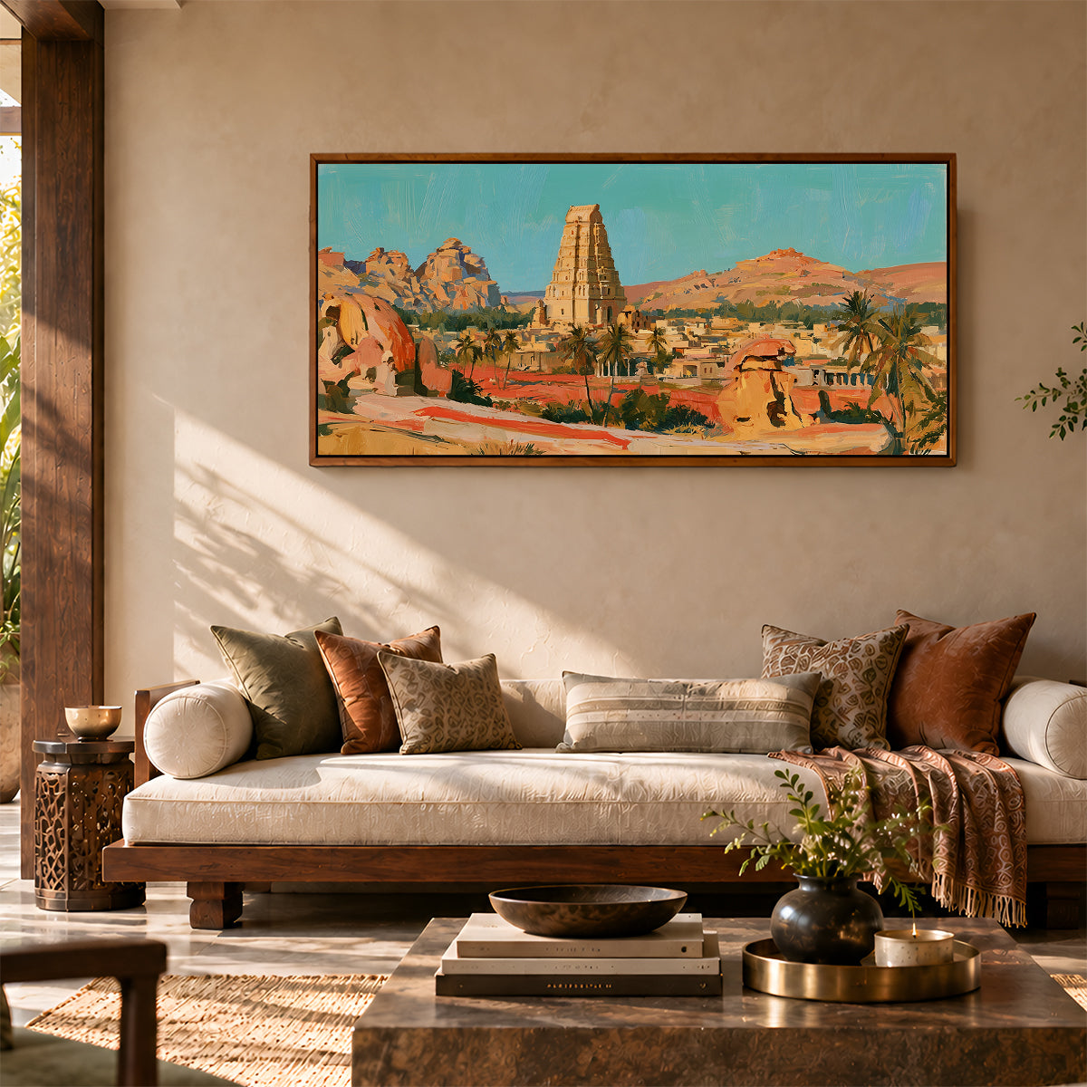 Indian Artwork in a Lifestyle Setting