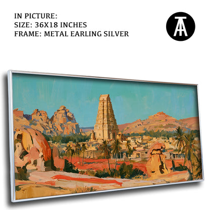 Artwork in Metal Earling Silver Frame