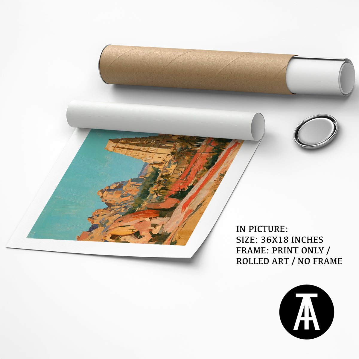 Artwork as Print Only or Rolled Art
