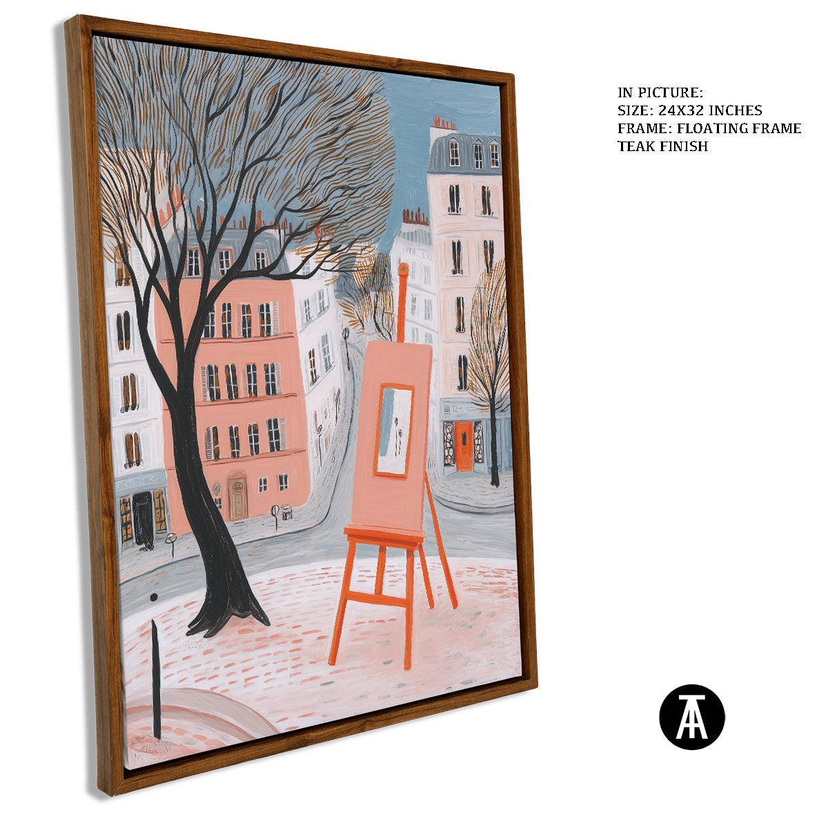 Artwork in Floating Frame