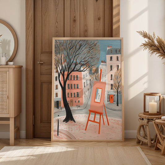 Painting in a Lifestyle Setting