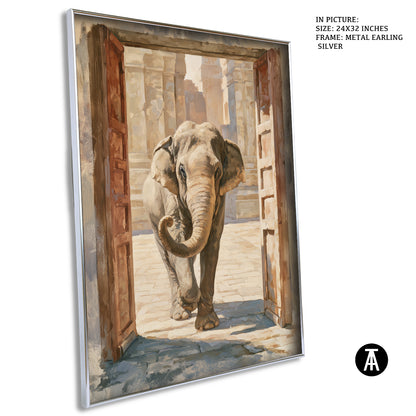 Artwork in Metal Earling Silver Frame