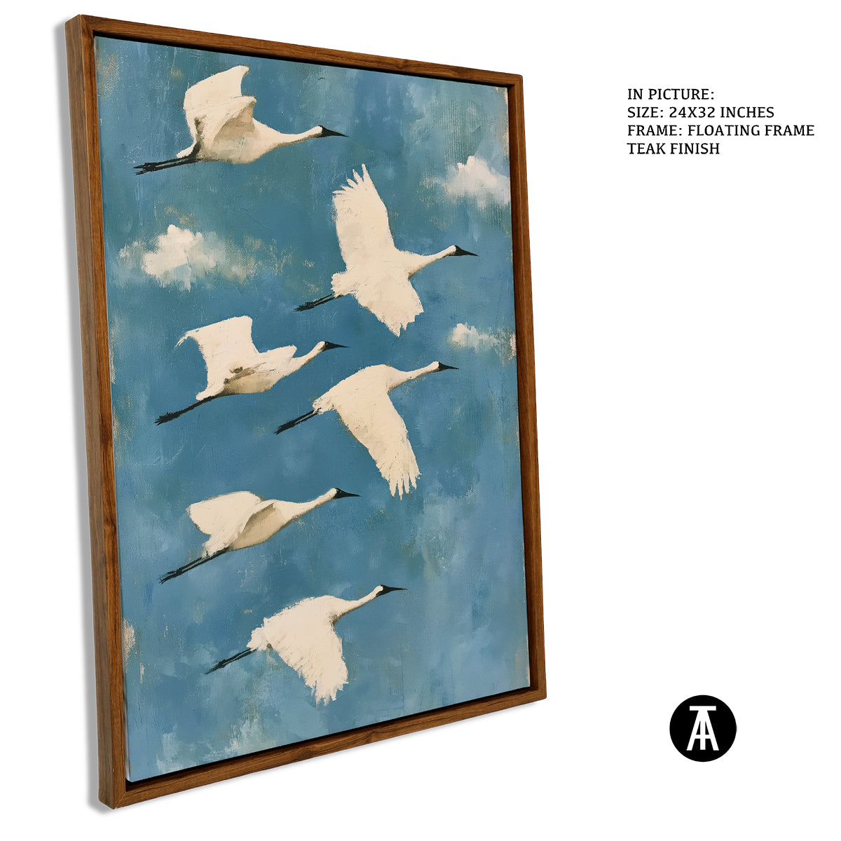 Artwork in Floating Frame