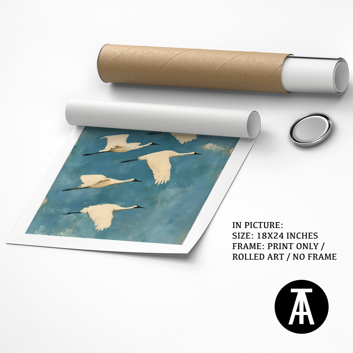 Artwork as Print Only / Rolled Art