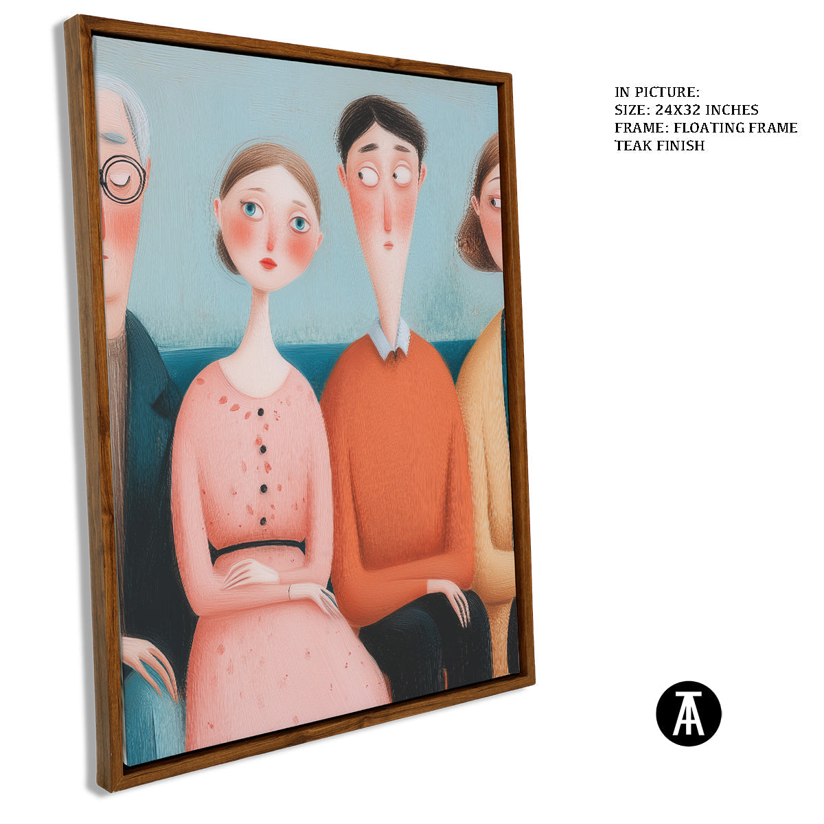 Artwork in Floating Frame