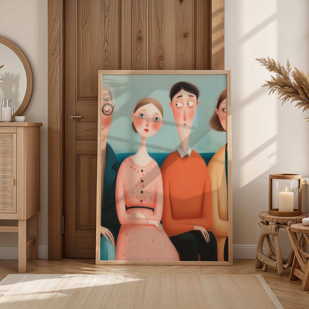 Painting in a Lifestyle Setting