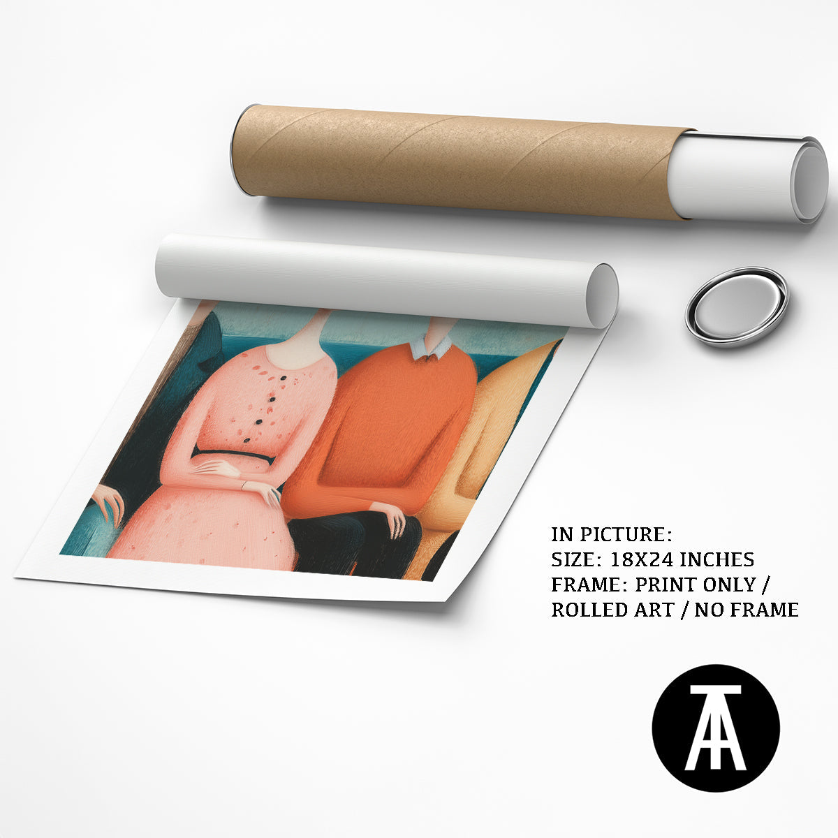 Artwork as Print Only or Rolled Art