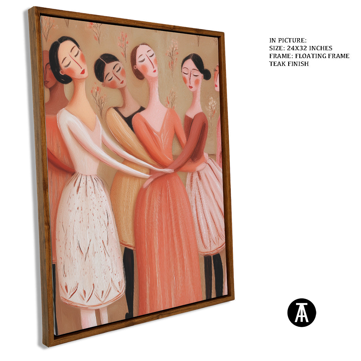 Artwork in Floating Frame