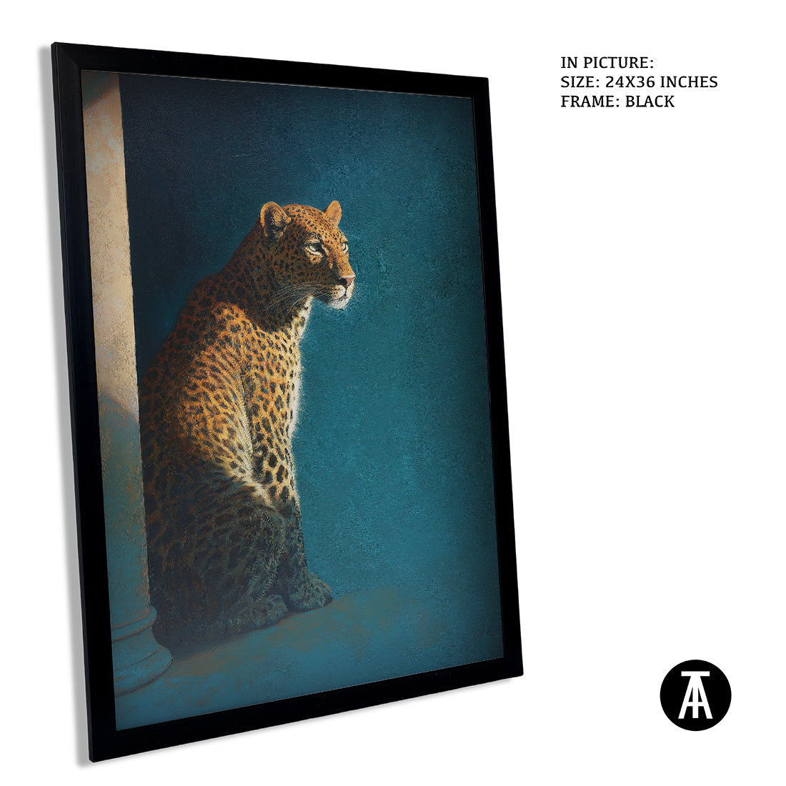 Sample Artwork in Black Frame