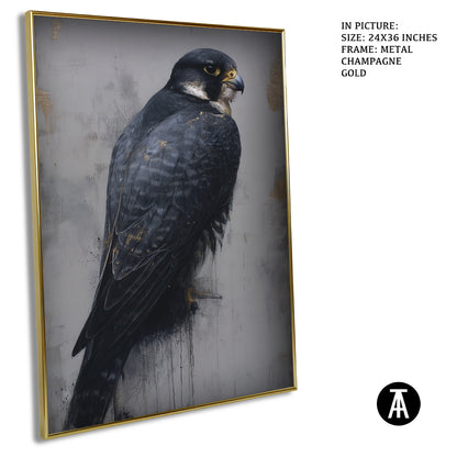 Sample Artwork in Champagne gold Metal Frame