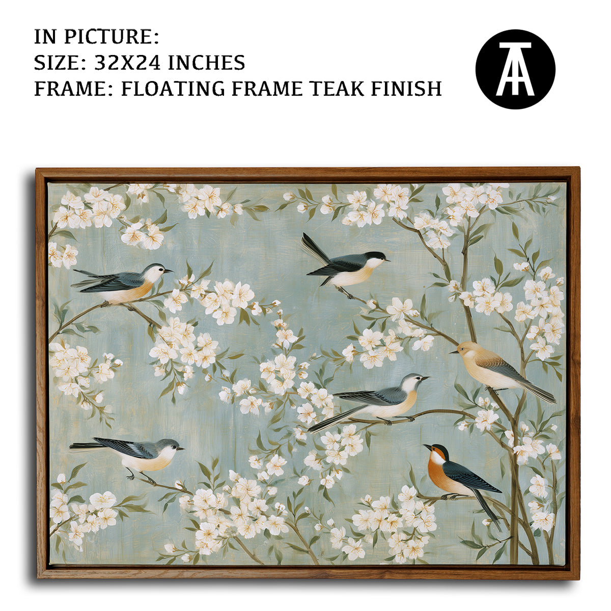 Artwork in Floating Frame