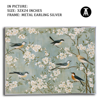 Artwork in Metal Earling Silver Frame