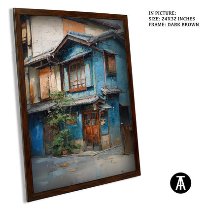 Artwork in Metal Champagne Gold Frame