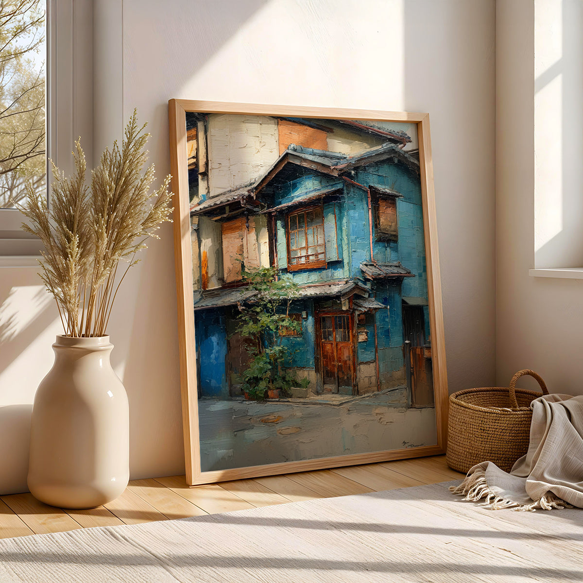 Japanese Painting in a Lifestyle Setting