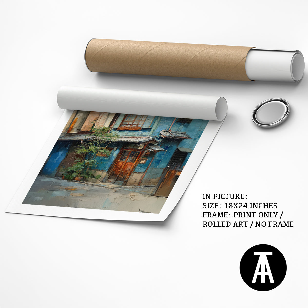 Artwork as Print Only or Rolled Art