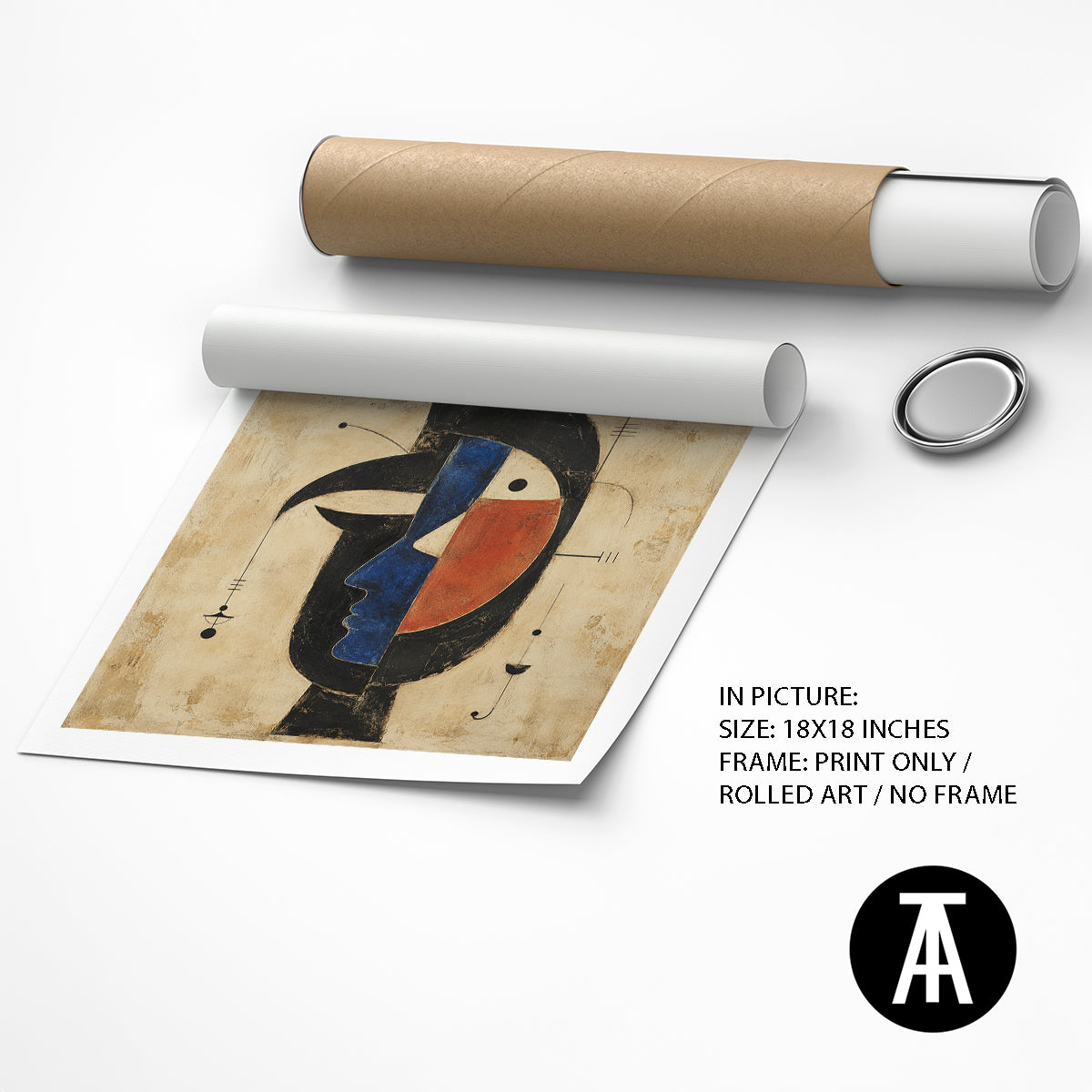 Artwork as Print Only / Rolled Art