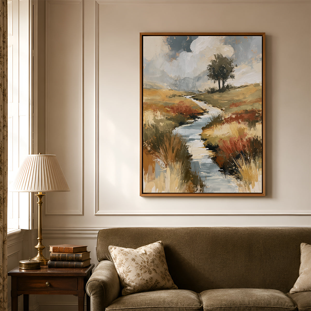 Painting in a Lifestyle Setting