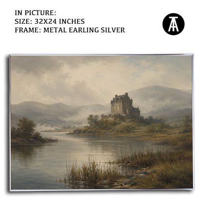 Artwork in Metal Earling Silver Frame