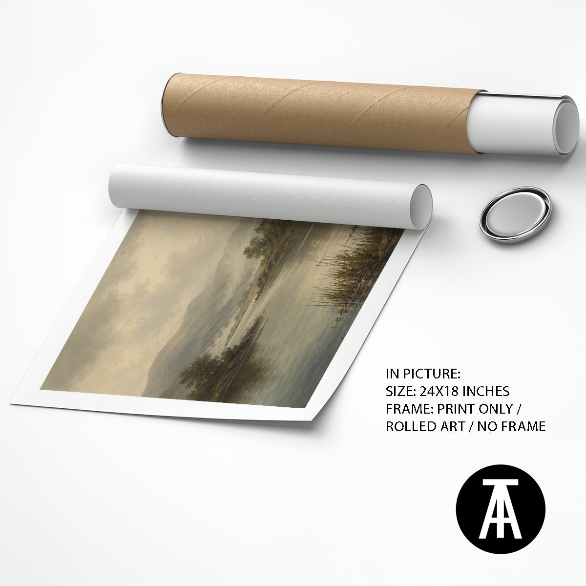 Artwork as Print Only or Rolled Art
