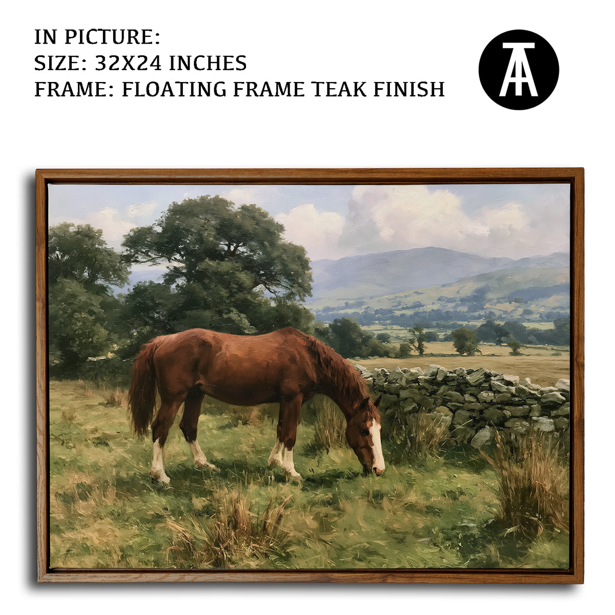 Artwork in Floating Frame