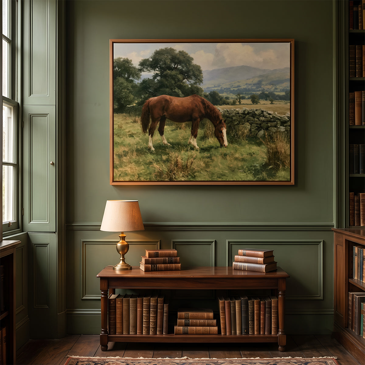 Painting in a Lifestyle Setting