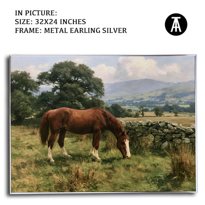 Artwork in Metal Earling Silver Frame