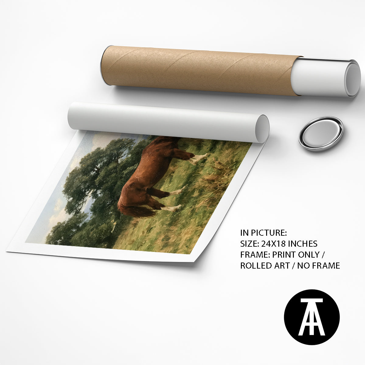 Artwork as Print Only or Rolled Art