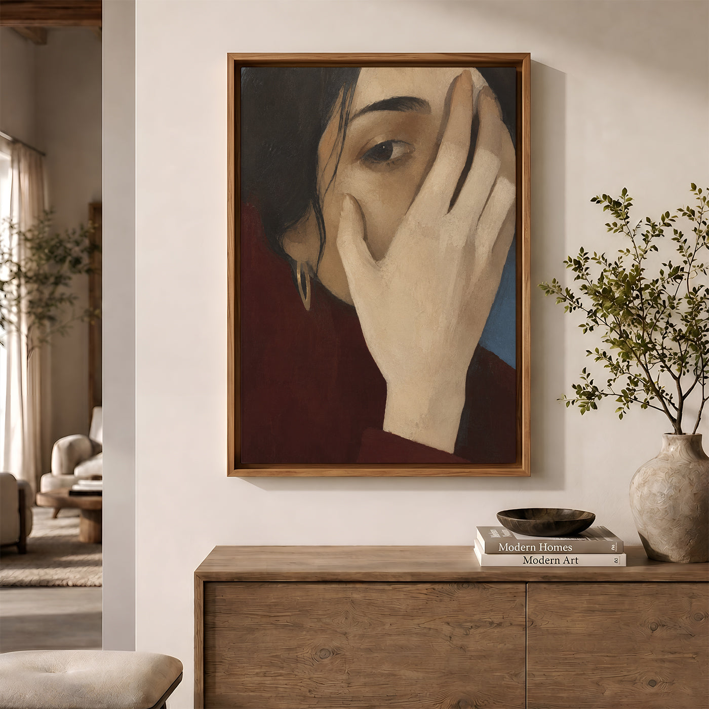 Painting in a Lifestyle Setting