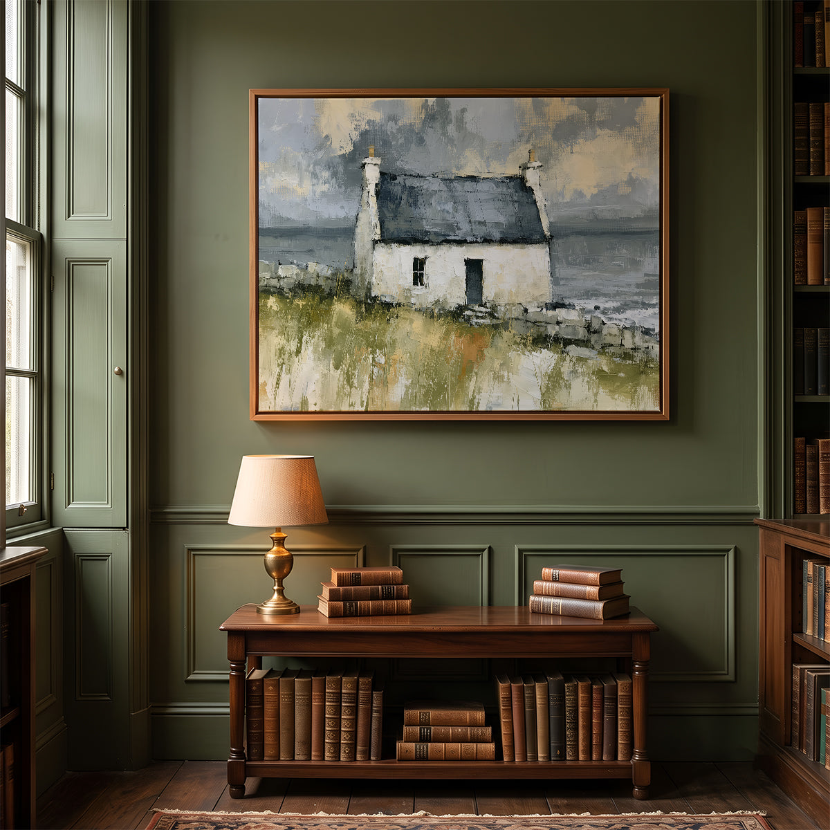 Painting in a Lifestyle Setting