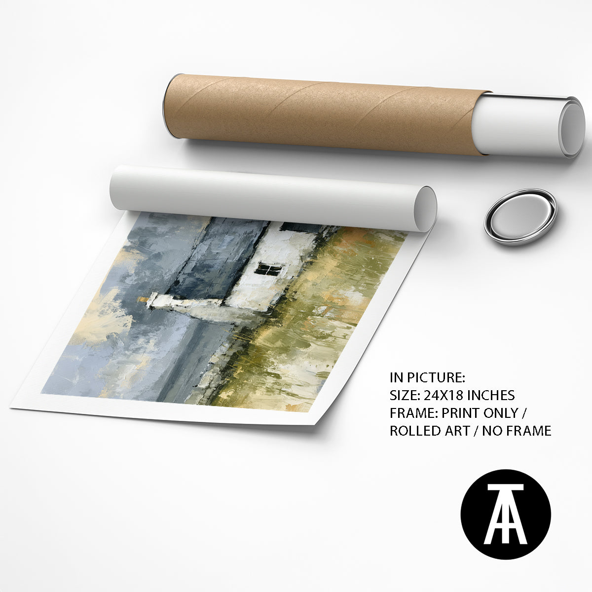 Artwork as Print Only or Rolled Art