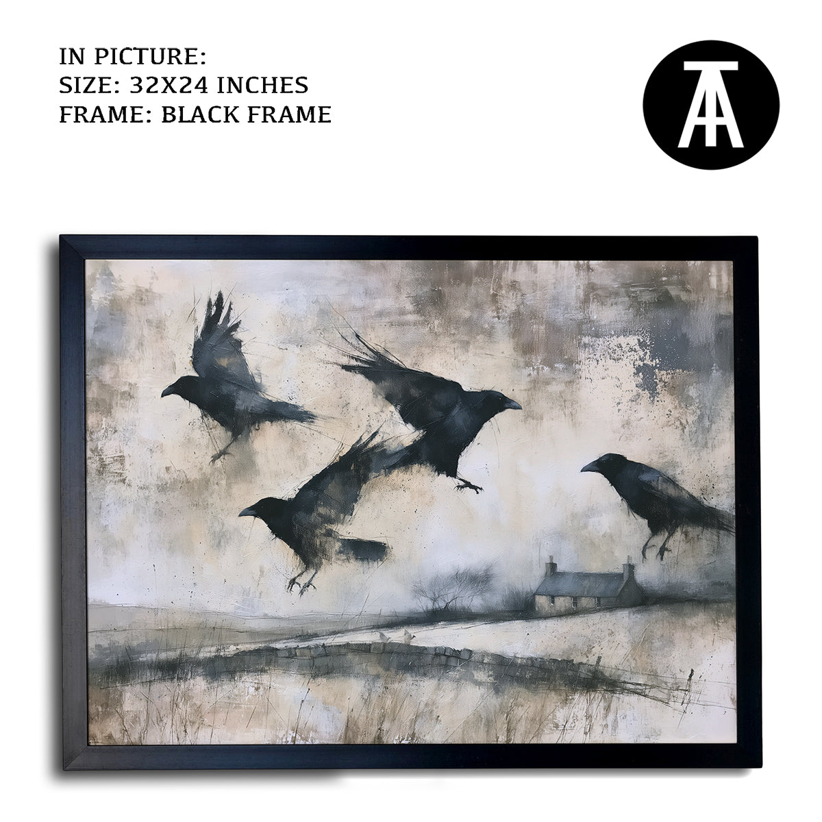 Artwork in Black Frame